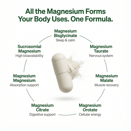Magnesium Breakthrough 7-In-1 Complex - (500mg Elemental)