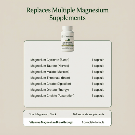 Magnesium Breakthrough 7-In-1 Complex - (500mg Elemental)